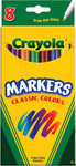 Classic Colors 8/Pkg - Crayola Fine Line Markers