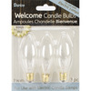 7 Watt 3/Pkg - Candle Lamp Collection Welcome Candle Bulbs