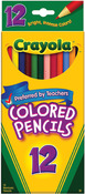 Crayola Colored Pencils - 12/Pkg Long