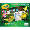 Crayola Alphabet & Numbers Pad 10"X8"