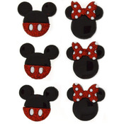 Disney Mickey & Minnie - Dress It Up Licensed Embellishments