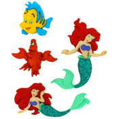 Dress It Up Licensed Embellishments - Disney The Little Mermaid