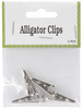 Silver - Alligator Clips 4/Pkg