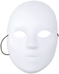 White - Mask-It Form Full Female Face 8.5"