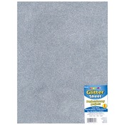 Silver - Glitter Foam Sheet 9"X12" 2mm