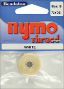 White - Nymo Thread .20X72yd