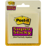 Canary Yellow - Post-It Super Sticky Notes 3"X3" 45 Sheets/Pad 3 Pads/Pkg