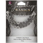 Silver Flower - Jewelry Basics Metal Beads 7mm 39/Pkg
