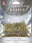 Antique Gold Jump Rings 4mm-6mm - Jewelry Basics Metal Findings 400/Pkg