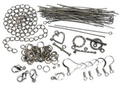 Gunmetal Starter Pack - Jewelry Basic Metal Findings 145/Pkg