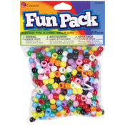 Assorted Colors - Fun Pack Acrylic Mini Pony Beads 650/Pkg