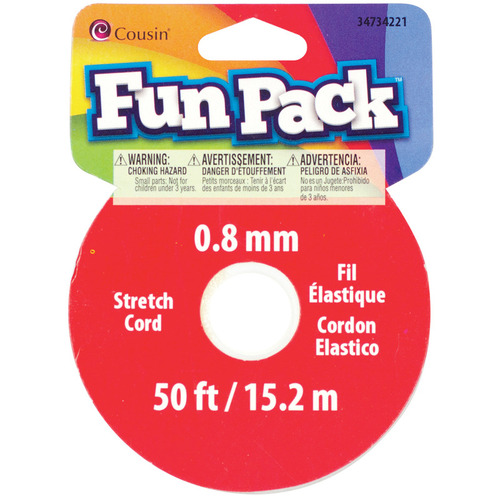 Cousin Fun Pack Acrylic Pony Beads 700/Pkg-Red, White & Blue, 1