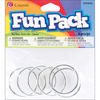 Silver - Fun Pack Key Ring 6/Pkg