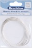 Silver Plated/Approx 23 Loops - Memory Wire Oval Bracelet .35oz/Pkg