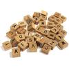 Natural - Vintage Edition Mini Wood Alphabet Tiles