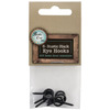 .875" - Black Eye Hooks 6/Pkg