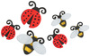 Lady Bugs/Bees - Felties Stickers 18/Pkg