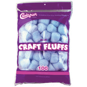 Blue - Craft Fluffs 4oz Bag 100/Pkg