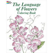 The Language Of Flowers Coloring Book - Dover Publications