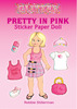 Pretty In Pink Sticker Paper Doll Book - Dover Publications