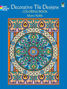 Decorative Tile Designs Coloring Book - Dover Publications