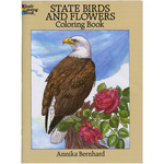 State Birds & Flowers Coloring Book - Dover Publications