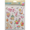 Flowers - Forget-Me-Not A4 Glitter Stickers