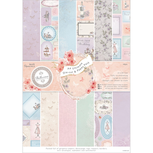 Paper Crafts > Paper > Papermania Bellisima Ultimate Die - Cut/Paper Pack A4 48/Sheet-: A Cherry On Top