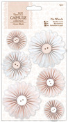Papermania Oyster Blush Pinwheels 6/Pkg-