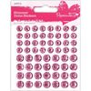 Pink - Papermania Shimmer Dome Bling Stickers 60/Pkg