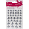 Silver - Papermania Shimmer Dome Bling Stickers