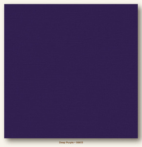 Deep Purple Canvas Textured My Colors Cardstock - Photoplay