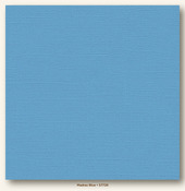 Madras Blue Canvas Textured My Colors Cardstock - Photoplay