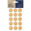 Circles - Papermania Bare Basics Kraft Stickers 60/Pkg