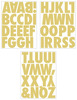 Metallic Gold Vinyl Type Stickers - Cosmo Cricket