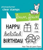 Year Two Clear Stamps - Lawn Fawn