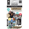 We Are On Vacation Paper Stickers - Pocket Pages - Me & My Big Ideas