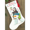 16" Long 14 Count - Jolly Trio Stocking Counted Cross Stitch Kit