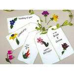 Mini Flower Gift Tags - Quilling Kit