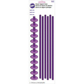 10 Flanges & 4 Straws - Plastic Support Dowel Rods