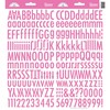 Bubblegum Skinny Alphas Stickers - Doodlebug
