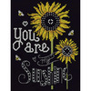 8"X10" 14 Count - You Are My Sunshine Counted Cross Stitch Kit