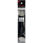 Size 10/6mm - Double Point Stainless Steel Knitting Needles 8" 5/Pkg