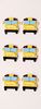 School Bus Mini Stickers - Little B