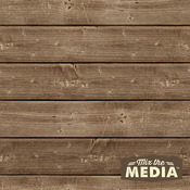 12"X12" - Mix The Media Wooden Plank Plaque