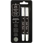 White Erasable Chalk Marker Twin Pack - American Crafts