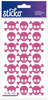 Pink Metallic Skulls Classic Stickers - Sticko Stickers