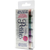 Sulky Sampler 12wt Cotton Petites 6/Pkg-2nd Most Popular Assortment