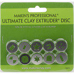 Makin's Professional Ultimate Clay Extruder Discs 10 Pack -Set D