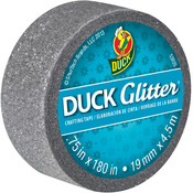 Silver Mini Glitter Duck Tape